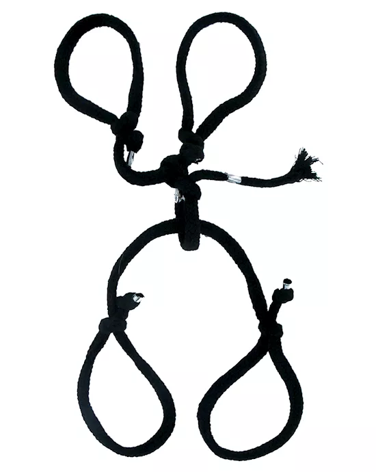FetishFantasySilkRopeHogtie