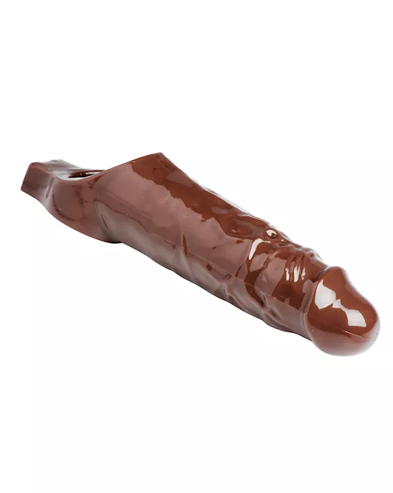 ReallyAmplePenisEnhancerSheath-Brown