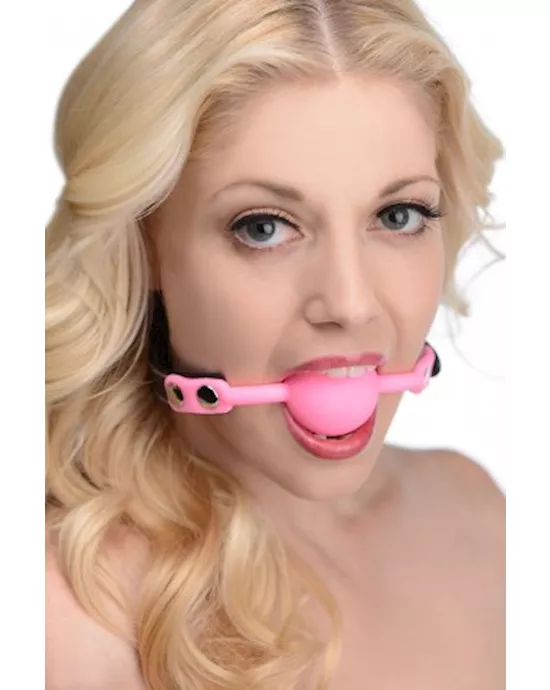 Glow Gag Glow In The Dark Silicone Ball Gag