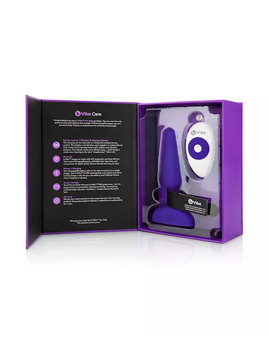 B-vibe Trio Plug