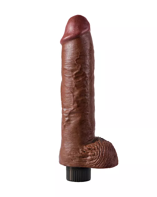 King Cock Vibrating Dildo With Balls