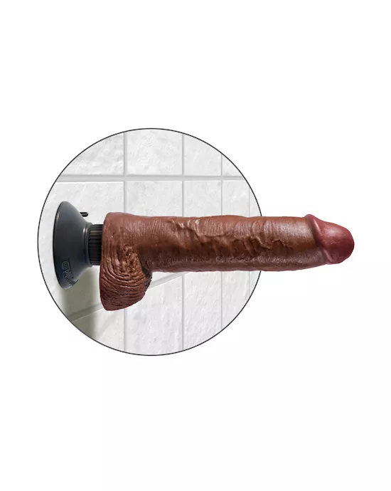King Cock Vibrating Dildo With Balls
