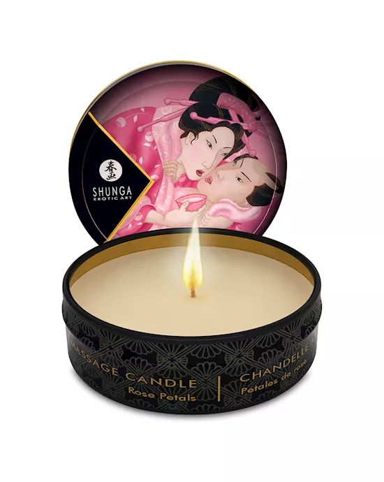 Shunga-MassageCandleRosePetals30ml