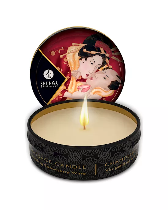 Shunga-MassageCandleStrawberry30ml