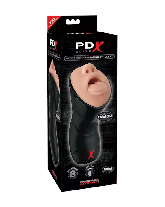 Pdx Elite Deep Throat Vibrating Mastorbator