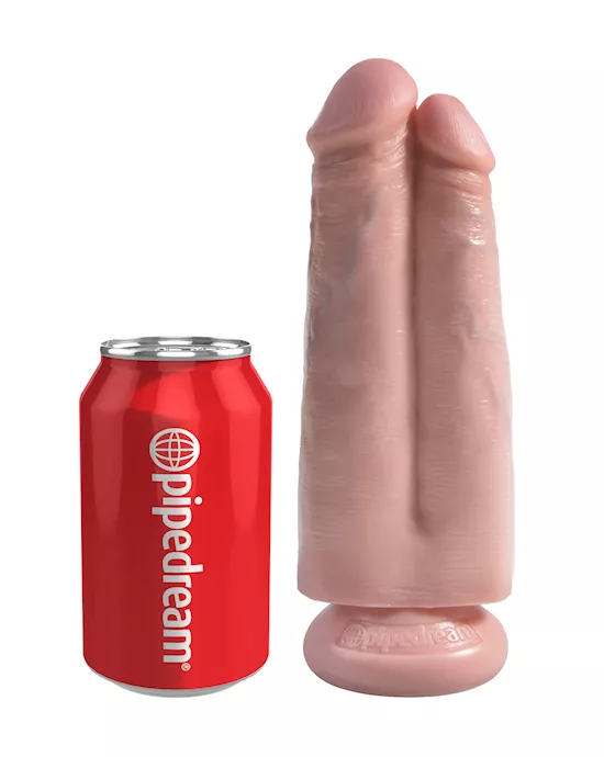 King Cock 7 Inch Two Cocks One Hole