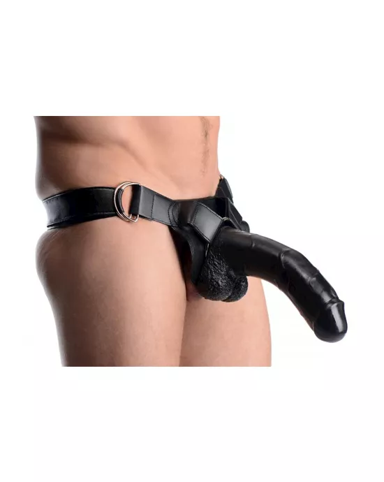 InfiltratorIIHollowStrap-Onand10inDildo