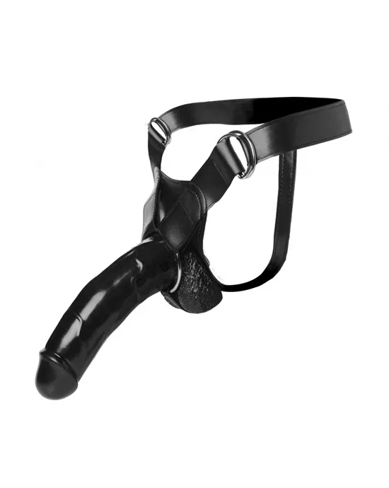Infiltrator Ii Hollow Strap-on & 10 Inch Dildo