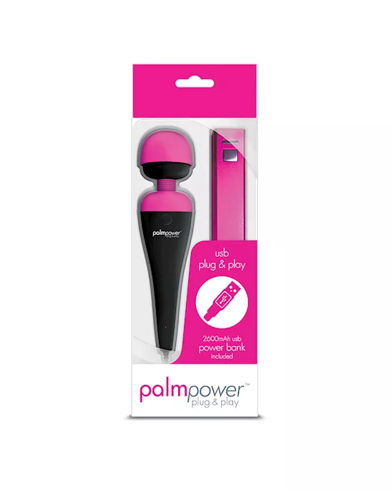 Bms Palm Power Plug And Play Vibrating Wand