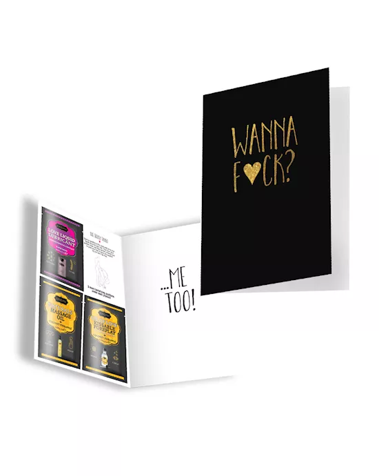 NAUGHTYNOTESGREETINGCARDWannaFck