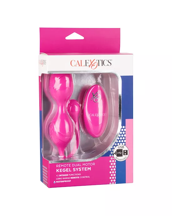 Remote Dual Silicone Motor Kegel System