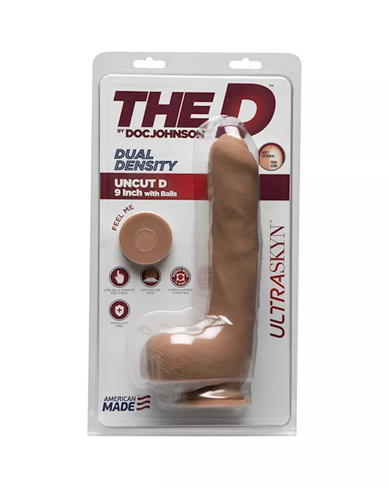 Doc Johnson Ultraskyn Uncut Dildo With Balls