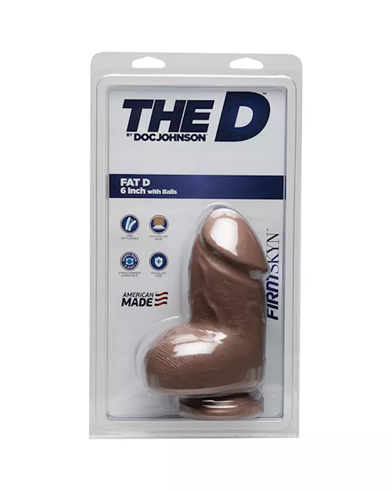 Doc Johnson Firmskyn Fat Dildo With Balls