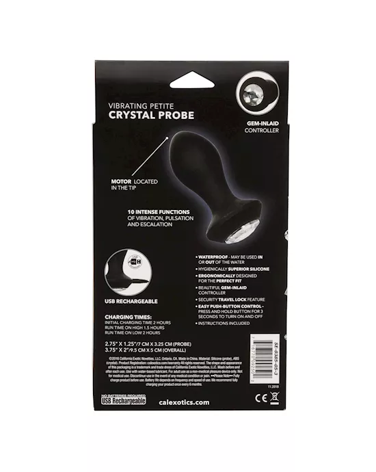 Power Gem Vibrating Petite Crystal Probe