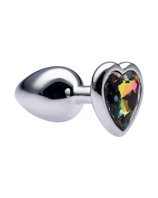 Kink-MetalLoveHeartGemButtPlug28mmx70mmweight52g
