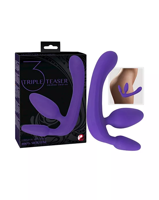 Triple Teaser Strapless Strap-on