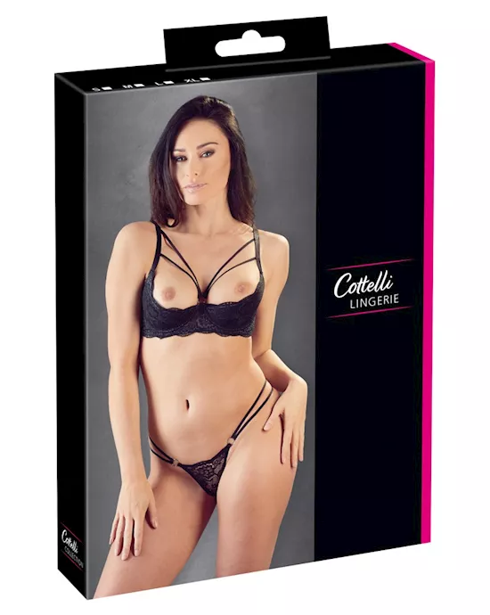 Underwired Shelf Bra Set