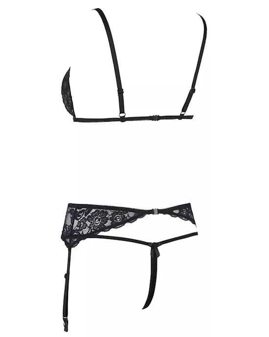 Lace Suspender Set