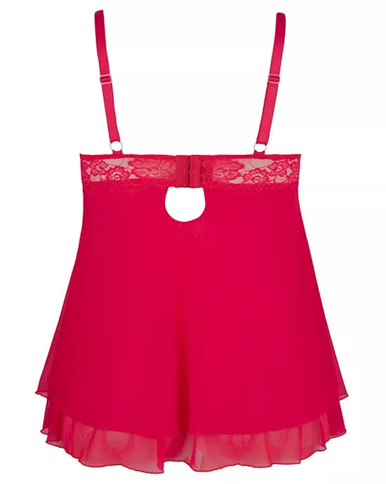 Babydoll With Slit Cups