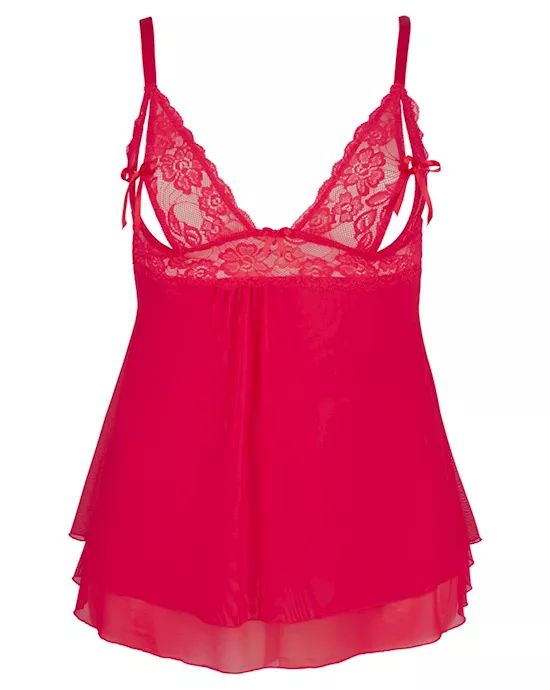 Babydoll With Slit Cups