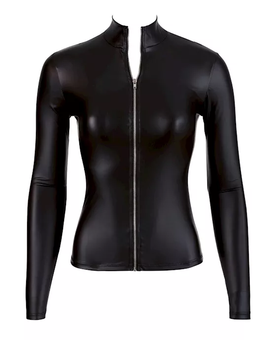 Long Sleeve Top With Zip
