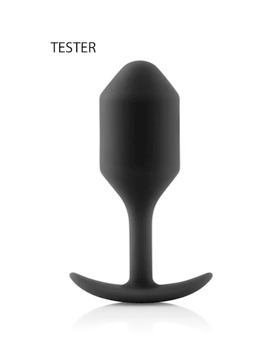 VIBRATINGSNUGPLUG2BLACKTESTER