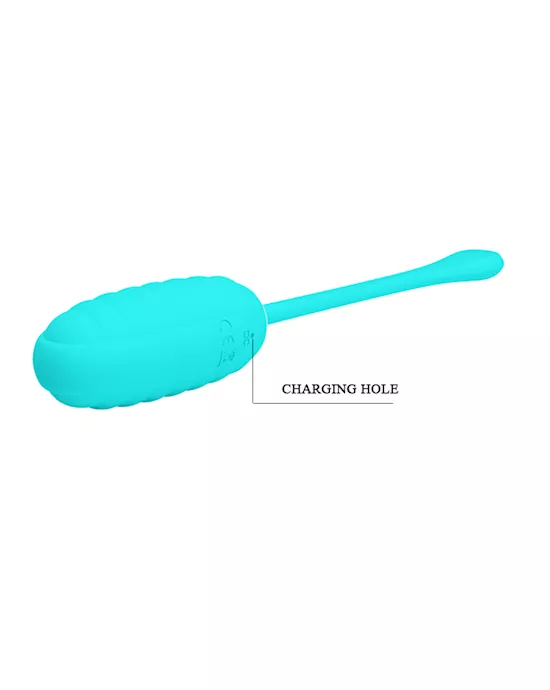 Kirk Liquid Silicone Remote Egg Vibrator - 7.7 Inch