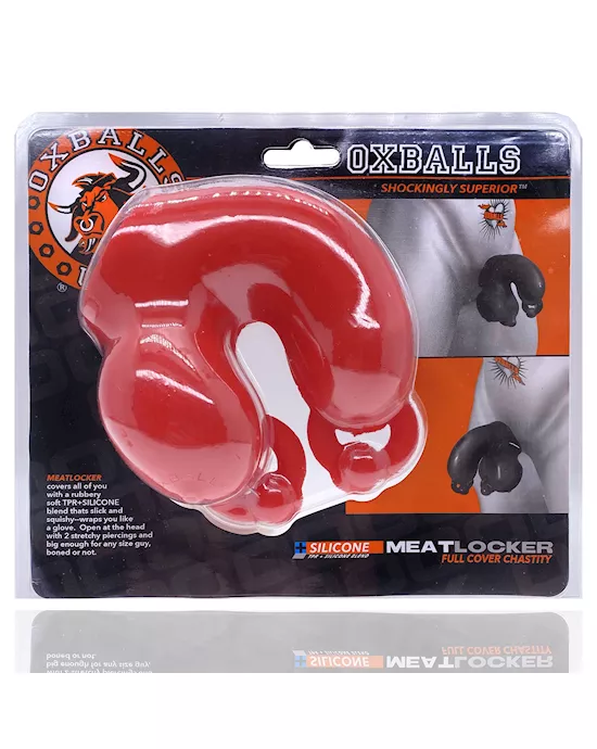 MEATLOCKERchastityOXBALLSSILICONETPRblendblackice