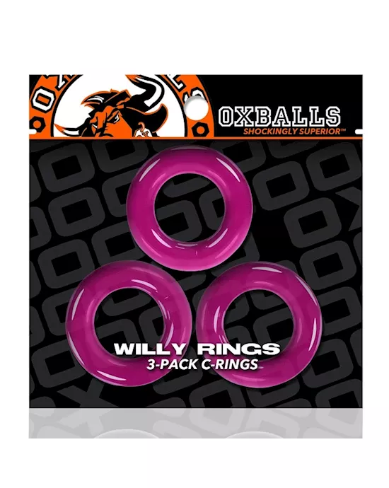 Willy Rings Cockring Pack - Set Of 3