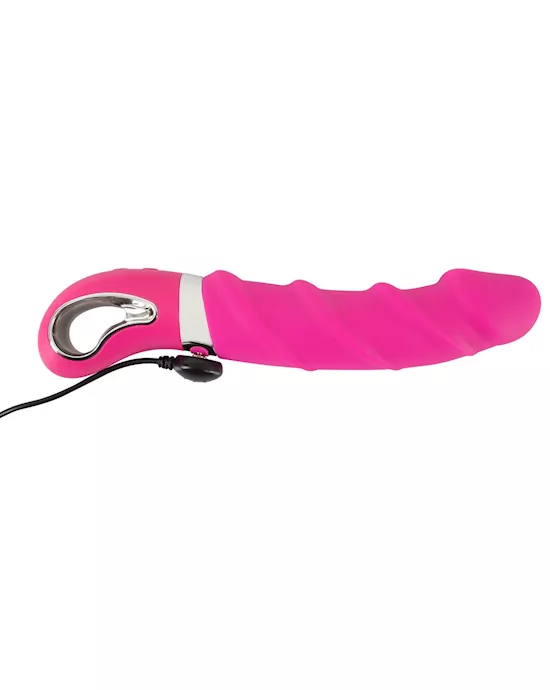 Sweet Smile Warming Soft Vibrator Pink - 8.9 Inch