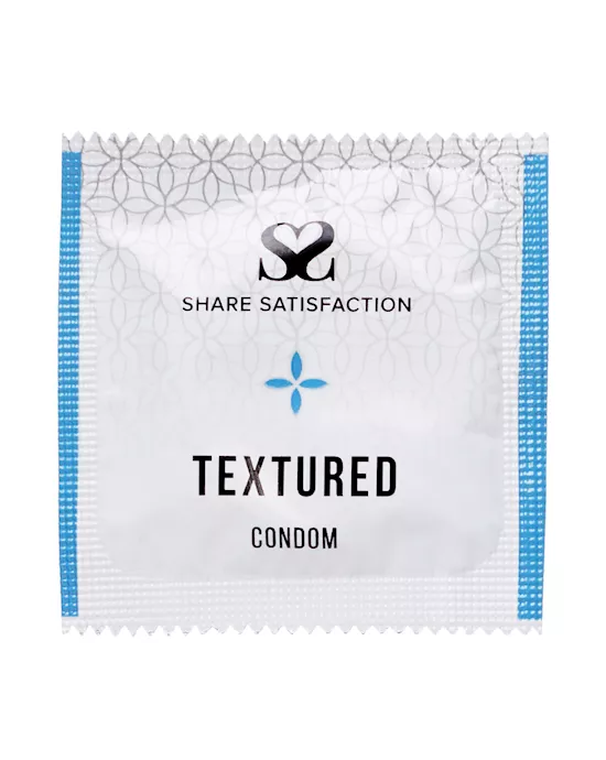 ShareSatisfactionTexturedCondom-Single