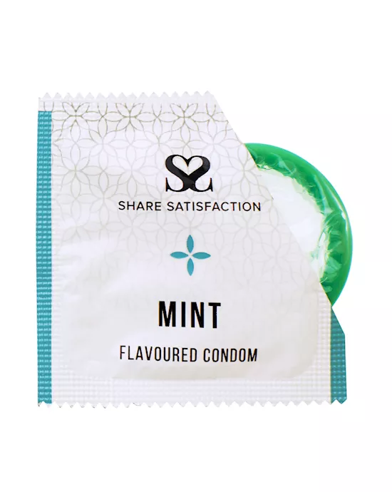 Share Satisfaction Mint Flavoured Condoms - 3 Pack