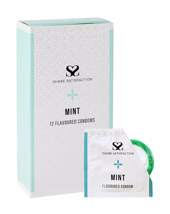 ShareSatisfactionMintFlavouredCondoms-12pack