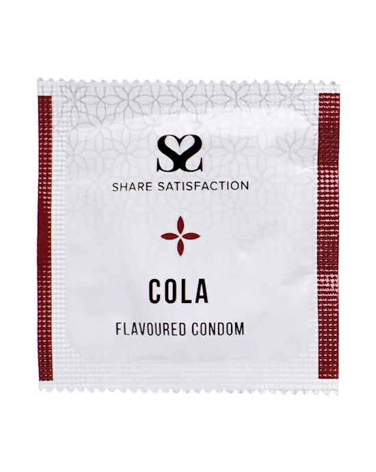 Share Satisfaction Cola Flavoured Condoms - 100 Bulk Pack