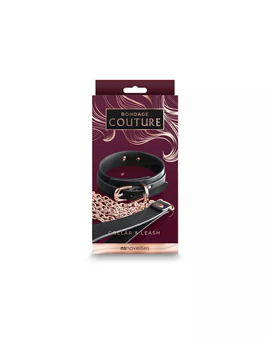 Bondage Couture Collar And Leash