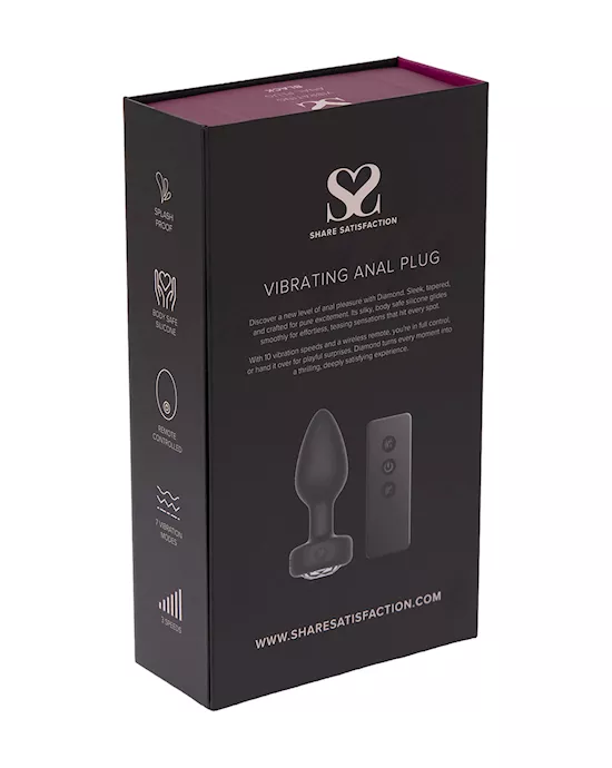 Share Satisfaction Diamond Vibrating Plug