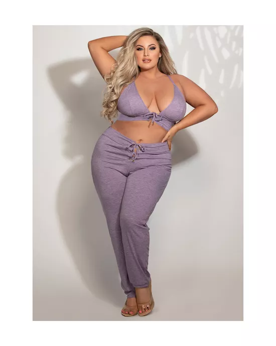 2-PieceBraletteandJoggerSetFlirtatious