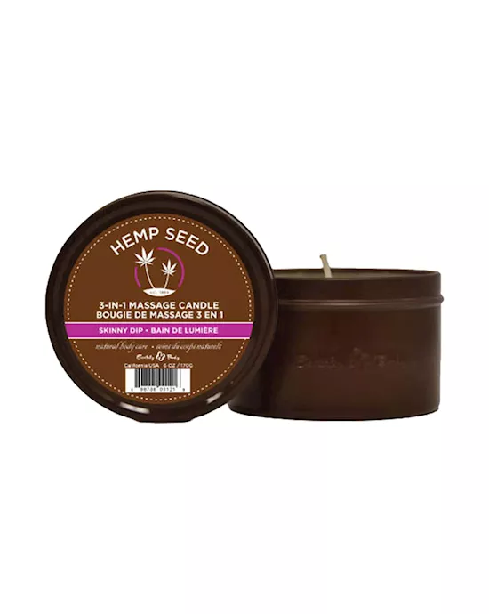 HempSeed3-In-1MassageCandle-SkinnyDipVanillaFairyFloss-170g
