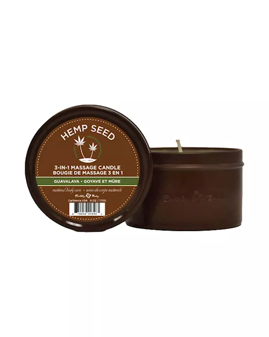 HempSeed3-In-1MassageCandle-GuavalavaGuavaBlackberry-170g