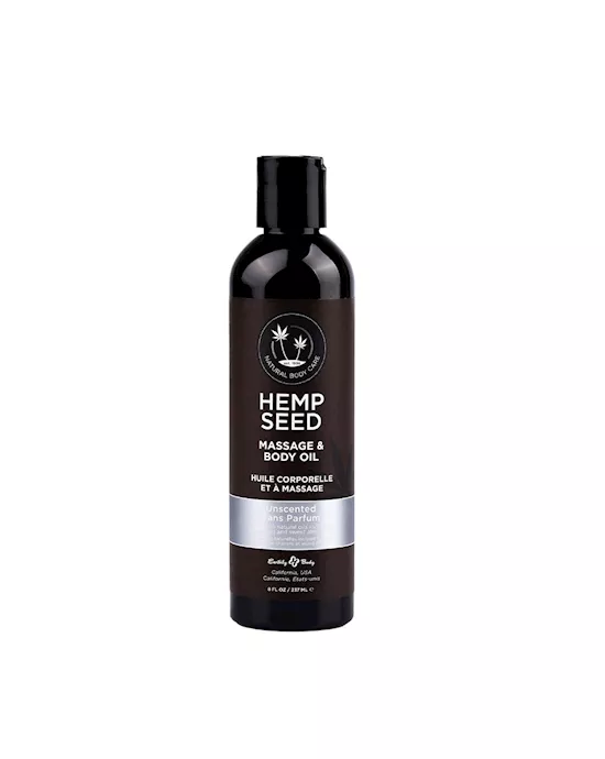 HempSeedMassageBodyOil-Unscented-237mlBottle