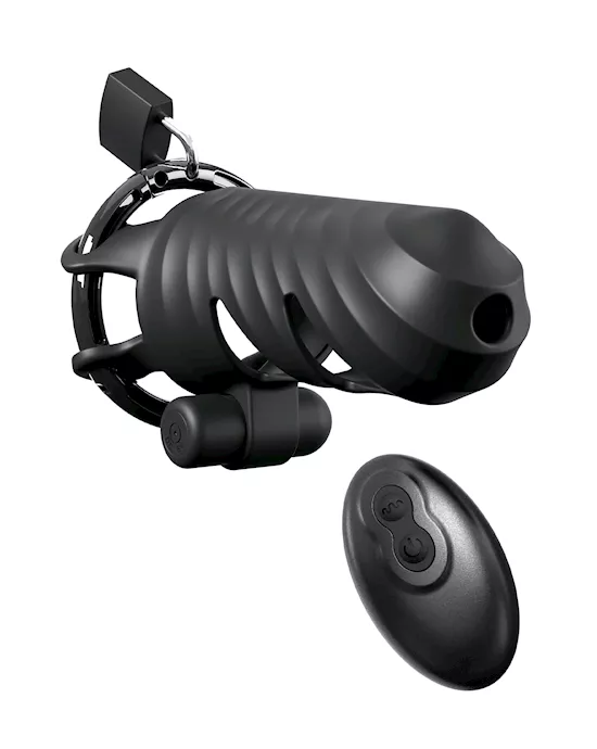 FantasyC-RingzRemote-ControlledVibratingCockBlocker-Black