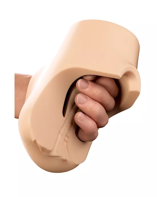 Pdx Plus Double Pounder Vibrating Squeeze Stroker