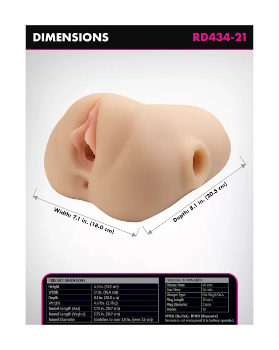 Pdx Plus Pussy Pounder Squeeze Stroker