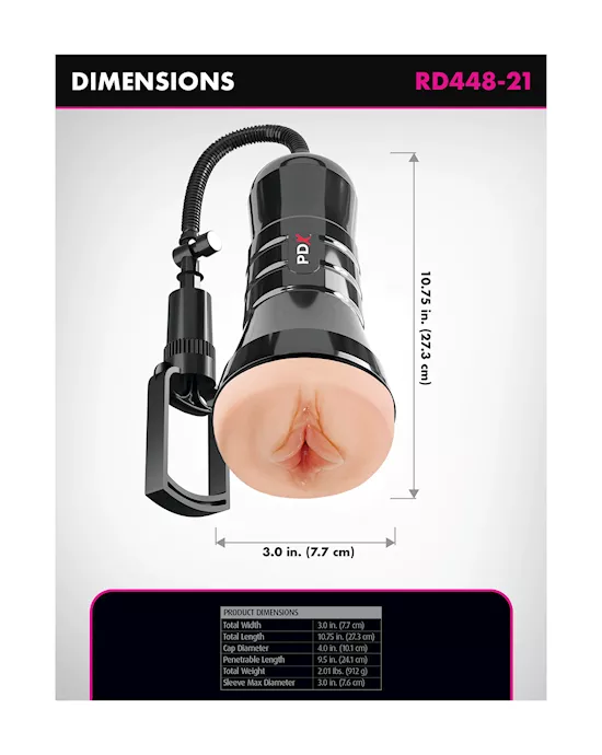 Pdx Extreme Super Sucker Xxl Stroker