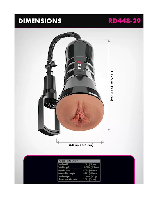 Pdx Extreme Super Sucker Xxl Stroker
