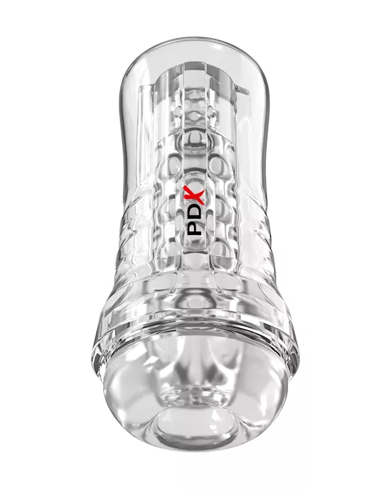 PDXEliteViewTubeSee-ThruEZ-GripStroker-Clear