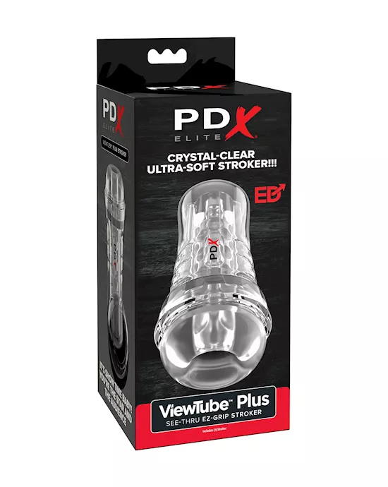 Pdx Elite Viewtube See-thru Ez-grip Stroker