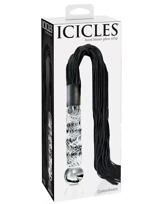 Icicles Hand-crafted Glass Flogger No 38