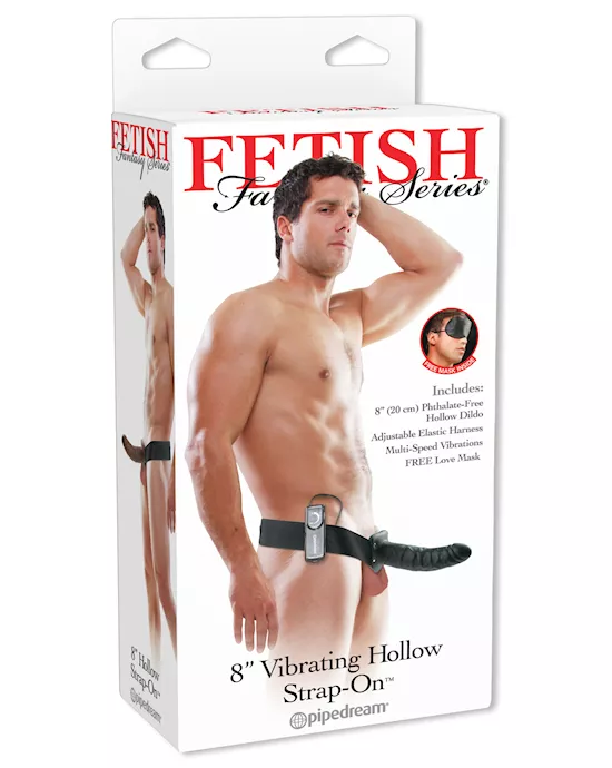 Fetish Fantasy Series 8 Vibrating Hollow Strap-on