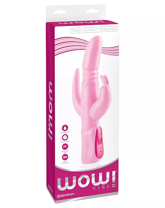 WOW! Triple Ecstacy Vibrating Thruster